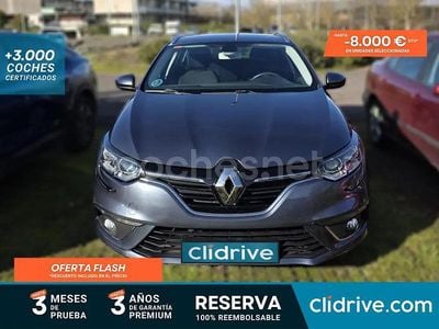Gris / plata Usado 2017 Renault Mégane GrandTour GT Familiar | 10.990 € (Super precio)