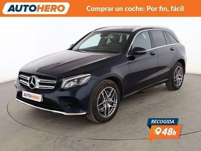 Usado Mercedes GLC220 AMG line 170 HP (125 kW) 2018 Azul SUV