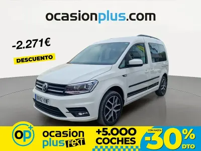 Usado VW Caddy 150 CV (110 kW) 2019 Blanco Monovolumen