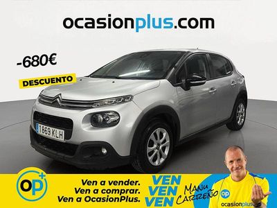 Usado Citroën C3 Feel 82 CV (60 kW) 2018 Gris Utilitario