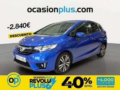 Usado Honda Jazz Elegance 102 CV (75 kW) 2017 Azul Utilitario