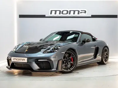 Usado Porsche Boxster Spyder 500 CV (367 kW) 2024 Gris / plata Descapotable