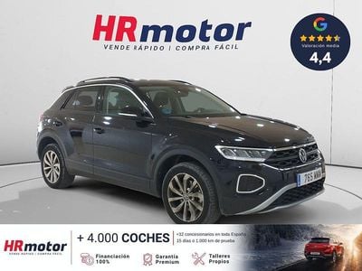 Usado VW T-Roc Life 150 CV (110 kW) 2023 Negro SUV