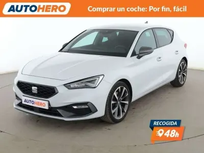 Usado Seat Leon FR 150 CV (110 kW) 2021 Blanco Berlina