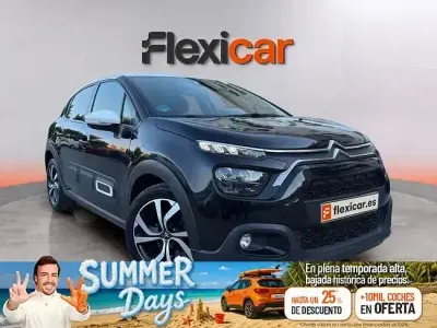 Usado Citroën C3 Feel 83 CV (61 kW) 2021 Negro Utilitario
