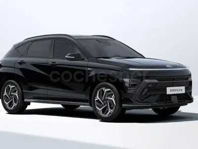 Usado Hyundai Kona N Line 129 CV (94 kW) 2025 Negro SUV