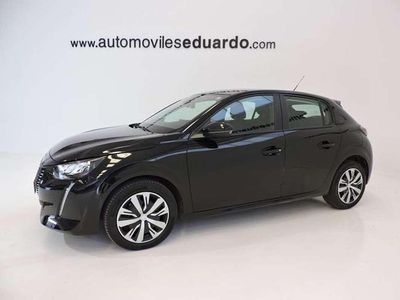 Usado Peugeot 208 Active 99 CV (72 kW) 2020 Negro Utilitario