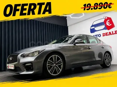 Usado Infiniti Q50 Sport Tech 364 CV (267 kW) 2015 Gris / plata Berlina