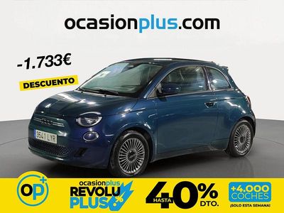 Usado Fiat 500e Icon 86 kW (118 CV) 2022 Verde Utilitario