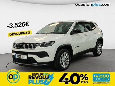 Usado Jeep Compass Longitude 130 CV (95 kW) 2022 Negro SUV