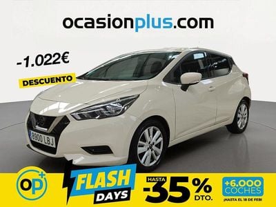 Usado Nissan Micra Acenta 100 CV (73 kW) 2019 Blanco Utilitario