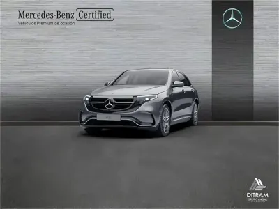 Usado Mercedes EQC400 300 kW (408 CV) 2021 Gris selenita SUV