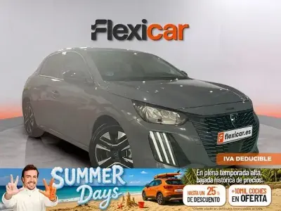Usado Peugeot 208 Allure 100 CV (73 kW) 2025 Gris Utilitario
