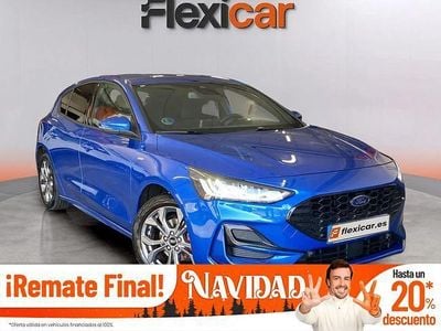 Azul Usado 2022 Ford Focus ST-Line Berlina | 19.490 € (Precio justo)