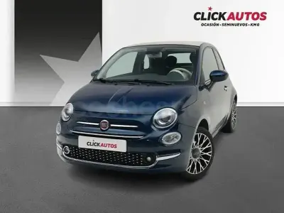 Usado Fiat 500C Dolcevita 70 CV (51 kW) 2023 Azul Descapotable