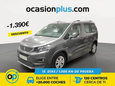 Usado Peugeot Rifter Allure 130 CV (95 kW) 2019 Gris Monovolumen