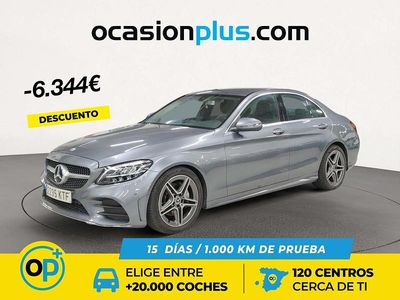 Usado Mercedes C200 184 CV (135 kW) 2019 Gris Berlina