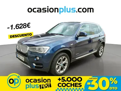 Usado BMW X3 190 CV (139 kW) 2016 Azul SUV