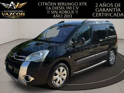 Usado Citroën e-Berlingo XTR 114 CV (83 kW) 2013 Negro Monovolumen