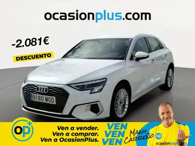 Usado Audi A3 Advanced Plus 110 CV (80 kW) 2023 Blanco Berlina