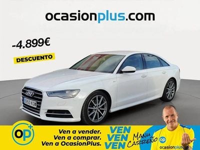 Käytetty Audi A6 S-Line 190 HP (139 kW) 2018 Valkoinen Sedan