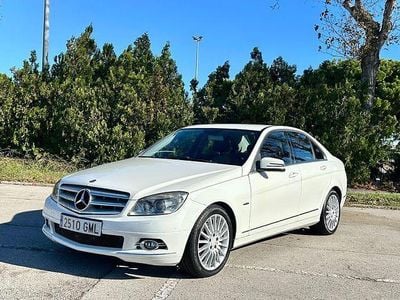 Usado Mercedes C200 Avantgarde 184 CV (135 kW) 2010 Blanco Berlina