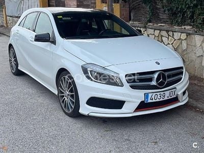 Usado Mercedes A220 AMG line 170 CV (125 kW) 2015 Blanco Berlina