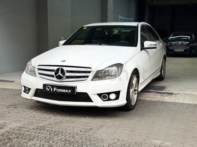 Usado Mercedes C220 Avantgarde 170 CV (125 kW) 2013 Blanco Berlina