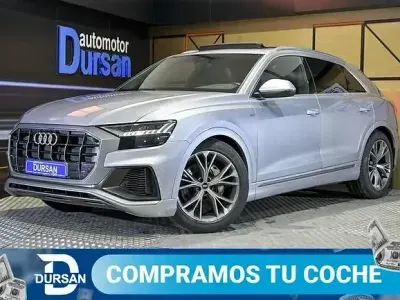 Usado Audi Q8 S-Line 286 CV (210 kW) 2021 Gris / plata SUV
