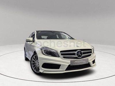 Usado Mercedes A220 AMG line 170 CV (125 kW) 2015 Blanco Berlina