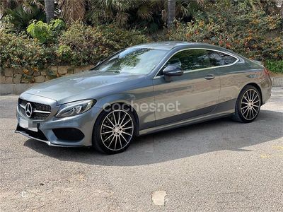 Usado Mercedes C220 170 CV (125 kW) 2016 Gris / plata Coupe