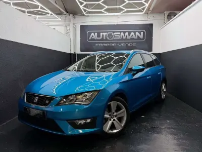 Usado Seat Leon ST FR 150 CV (110 kW) 2016 Azul Familiar