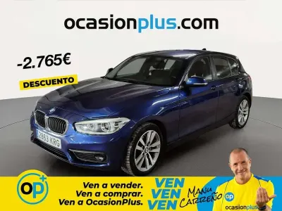 Usado BMW 118 136 CV (100 kW) 2018 Azul Utilitario