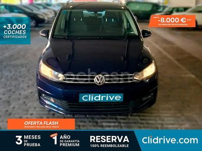 Usado VW Touran Business 115 CV (84 kW) 2017 Azul Monovolumen