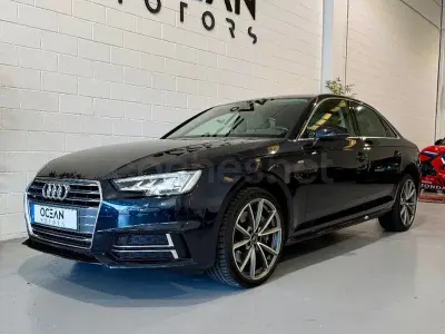Usado Audi A4 S-Line 272 CV (200 kW) 2017 Azul Berlina