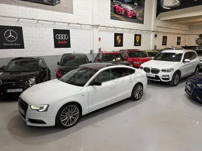 Käytetty Audi A5 Sportback Advanced 190 HP (139 kW) 2015 Valkoinen Viistoperä