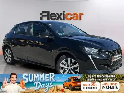 Usado Peugeot 208 Active 100 CV (73 kW) 2020 Negro Utilitario