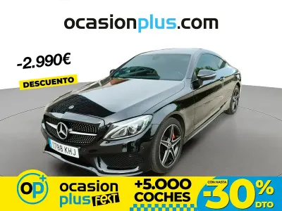 Usado Mercedes C300 245 CV (180 kW) 2018 Negro Coupe