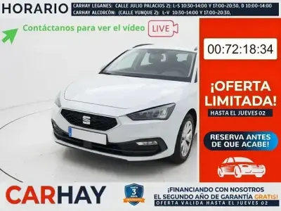 Usado Seat Leon Reference 116 CV (85 kW) 2021 Blanco Berlina
