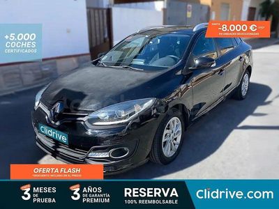 Usado Renault Mégane GrandTour Business 110 CV (80 kW) 2014 Negro Familiar