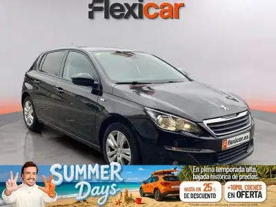 Usado Peugeot 308 Style 130 CV (95 kW) 2017 Negro