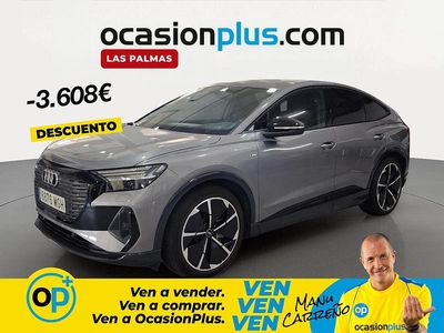 Usado Audi Q4 e-tron S-Line 219 kW (299 CV) 2023 Gris SUV
