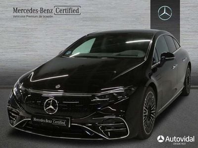 Usado Mercedes EQS580 384 kW (523 CV) 2022 Negro Berlina