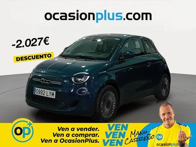 Usado Fiat 500e Icon 86 kW (118 CV) 2022 Verde Utilitario