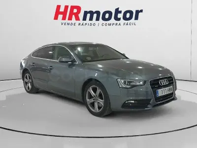 Usado Audi A5 Sportback Advanced 177 CV (130 kW) 2014 Gris / plata Utilitario