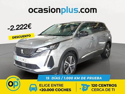 Usado Peugeot 5008 Allure 130 CV (95 kW) 2022 Gris SUV