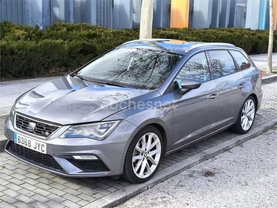 Usado Seat Leon ST FR 150 CV (110 kW) 2017 Gris / plata Familiar