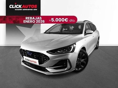 Plateado Usado 2024 Ford Focus ST-Line Familiar | 19.600 € (Precio justo)