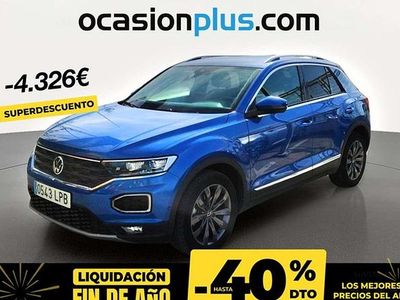 Azul Usado 2021 VW T-Roc Sportline SUV | 20.446 € (Buen precio)