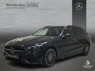 Usado Mercedes C220 200 CV (147 kW) 2021 Gris Familiar